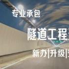 隧道工程专业承包资质【专8】